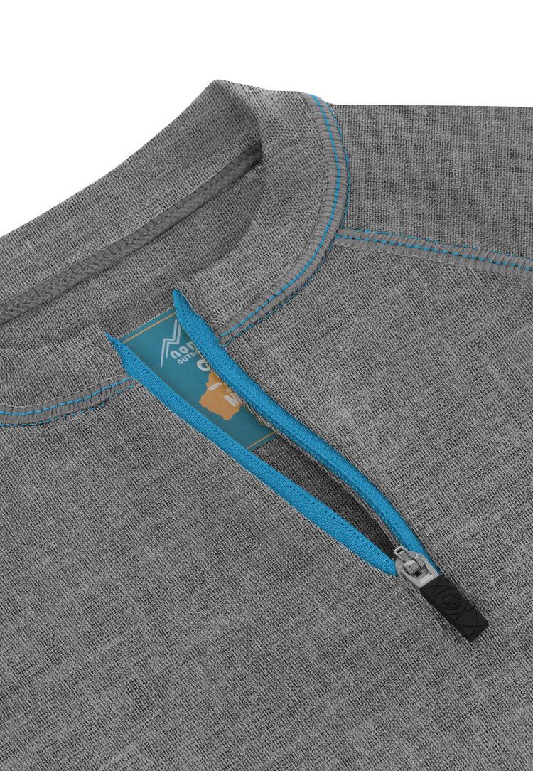 normani Outdoor Sports normani Outdoor Sports Nyapari Funktionssweatshirt Kinder - Grau - 0 | SportScheck