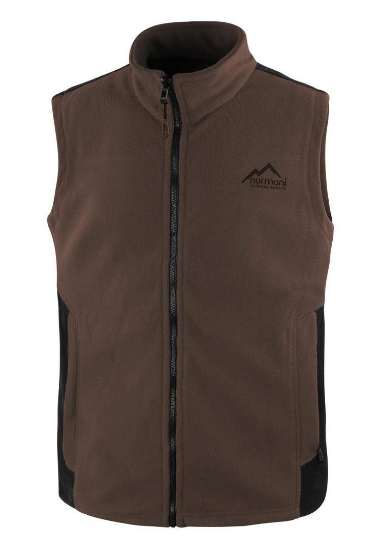normani Outdoor Sports normani Outdoor Sports Petawawa Fleeceweste Herren - Braun - 0 | SportScheck