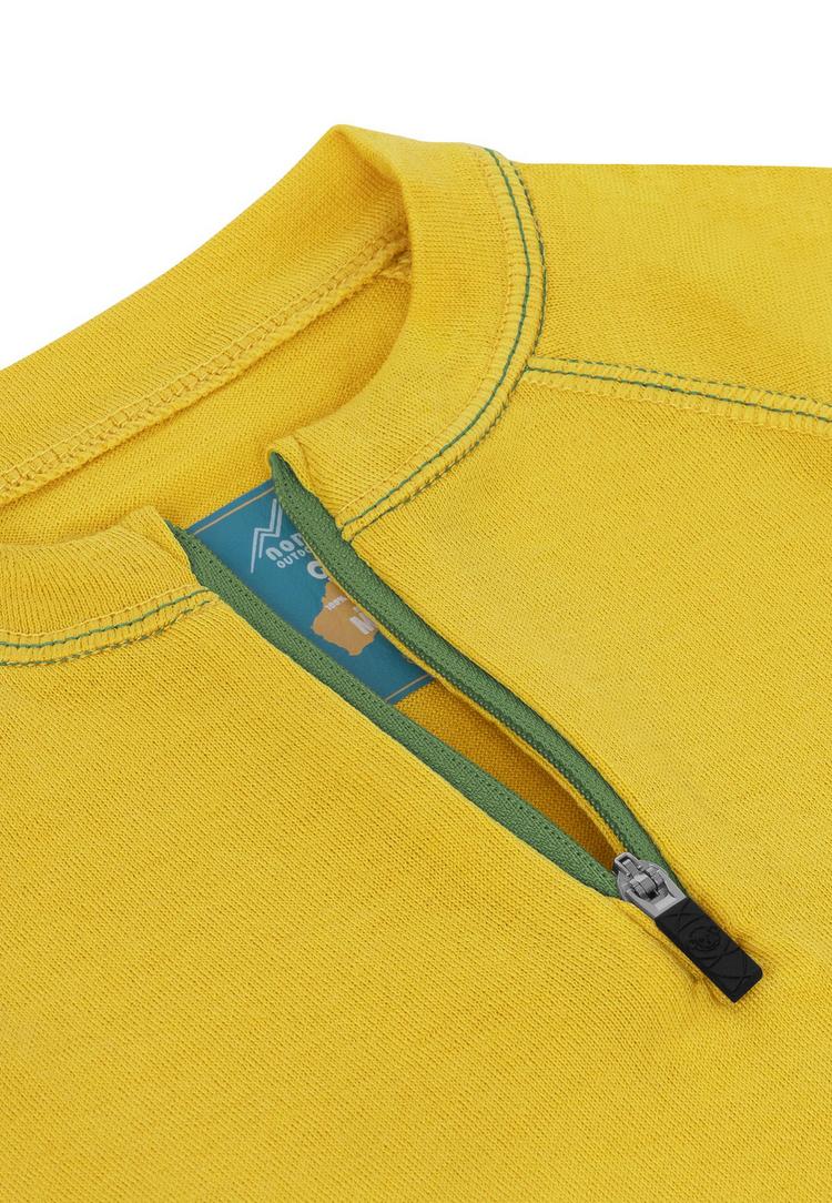 normani Outdoor Sports normani Outdoor Sports Nyapari Funktionssweatshirt Kinder - Gelb - 0 | SportScheck