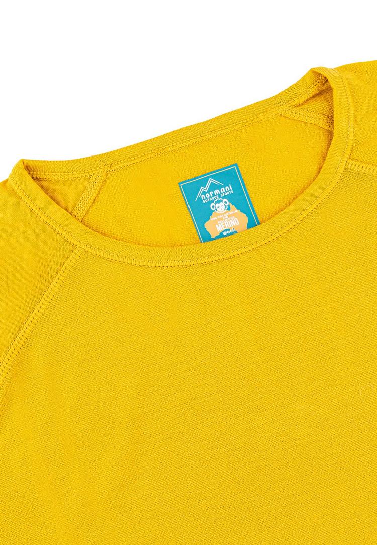 normani Outdoor Sports normani Outdoor Sports Broome Funktionssweatshirt Kinder - Gelb - 0 | SportScheck