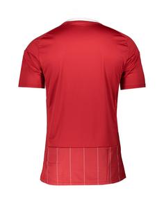 Rückansicht von adidas milic 22 Custom Trikot Fußballtrikot Herren rotweiss