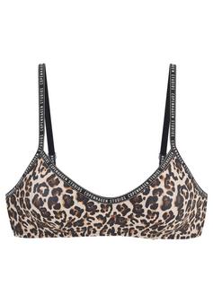 Copenhagen Studios Bustier-Bikini-Top Bikini Oberteil Damen braun-bedruckt