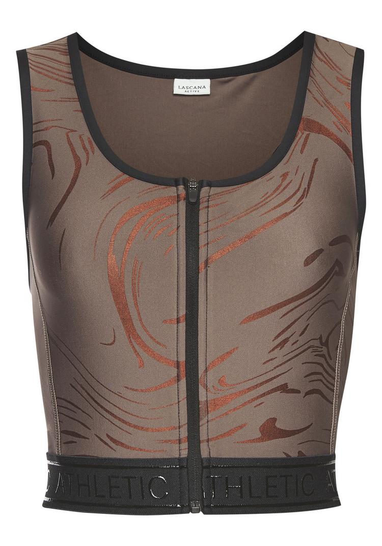 LASCANA Active LASCANA Active Funktionstop Funktionsbluse Damen - braun - kupfer - 0 | SportScheck