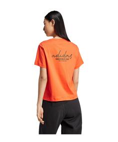 Rückansicht von adidas Bluv T-Shirt Damen T-Shirt Damen rot