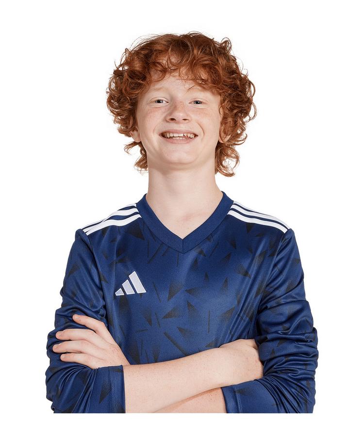 adidas adidas Team Icon 25 Trikot langarm Kids Trikot Kinder - blauweiss - 0 | SportScheck