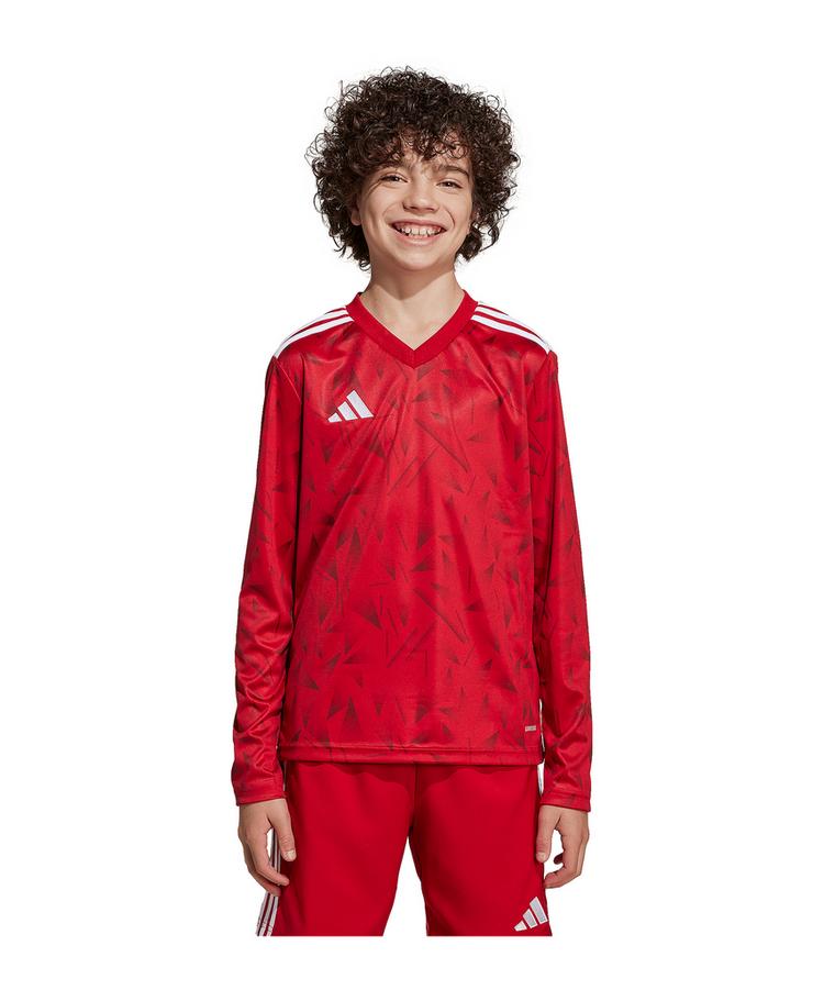 adidas adidas Team Icon 25 Trikot langarm Kids Trikot Kinder - rotweiss - 0 | SportScheck