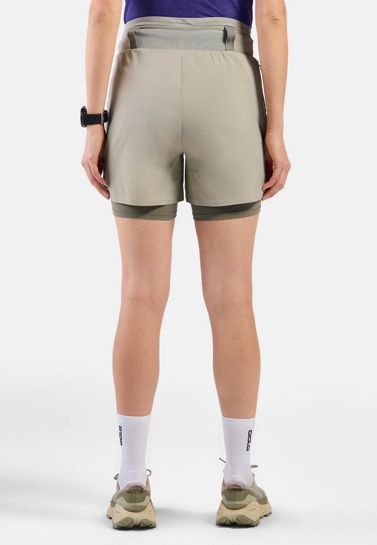 Odlo Odlo Laufshorts Damen - agate gray - vetiver(10871) - 1 | SportScheck