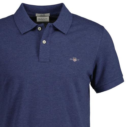 Rückansicht von GANT Poloshirt Poloshirt Herren Dunkelblau
