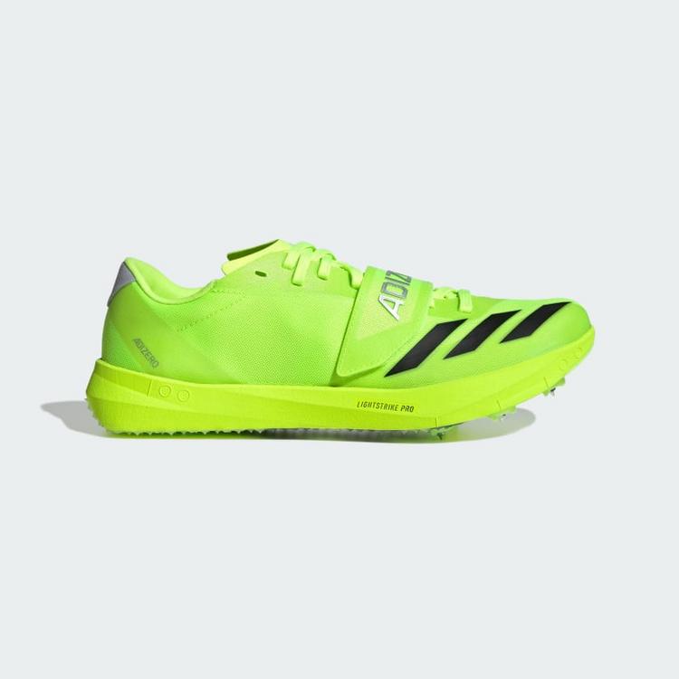 adidas adidas Adizero TJ/PV Leichtathletikschuh Multifunktionsschuhe Herren - Lucid Lemon / Core Black / Silver Metallic - 8 | SportScheck