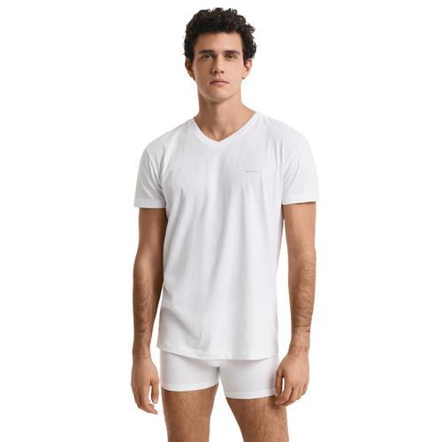 Rückansicht von GANT T-Shirt T-Shirt Herren Weiß