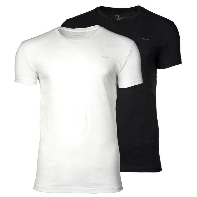 GANT GANT T-Shirt T-Shirt Herren - Schwarz/Wei&szlig; - 0 | SportScheck
