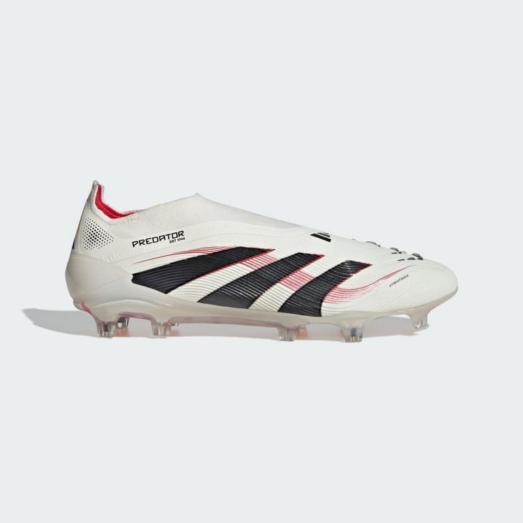 adidas adidas Predator Elite FG Fu&szlig;ballschuh Fu&szlig;ballschuhe - Off White / Core Black / Pure Ruby - 7 | SportScheck
