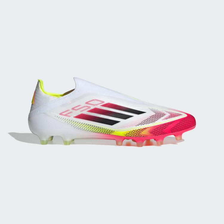 adidas adidas F50 Elite Laceless AG Fu&szlig;ballschuh Fu&szlig;ballschuhe - Cloud White / Core Black / Solar Yellow - 7 | SportScheck
