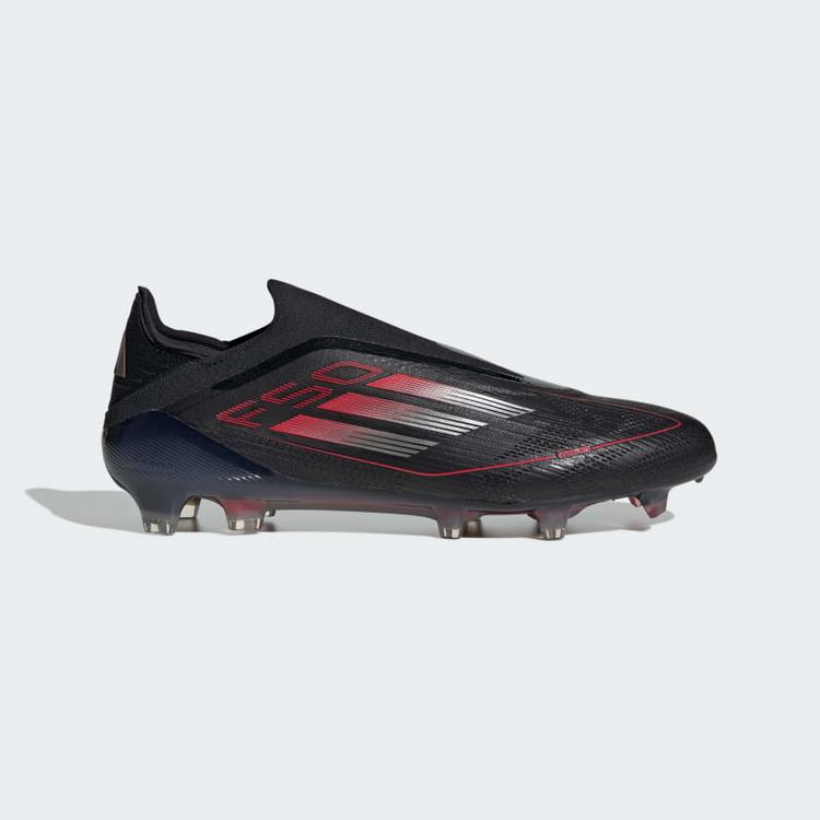 adidas adidas F50 Elite Laceless FG Fu&szlig;ballschuh Fu&szlig;ballschuhe Herren - Core Black / Iron Metallic / Lucid Red - 7 | SportScheck