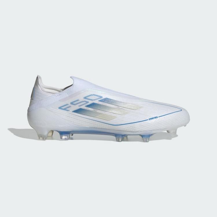 adidas adidas F50 Elite Laceless FG Fu&szlig;ballschuh Fu&szlig;ballschuhe Herren - Cloud White / Pearl Met. / Cloud White - 7 | SportScheck
