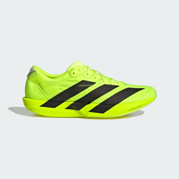 adidas adidas Adizero Adios 9 Laufschuh Laufschuhe Damen - Lucid Lemon / Core Black / Halo Silver - 8 | SportScheck