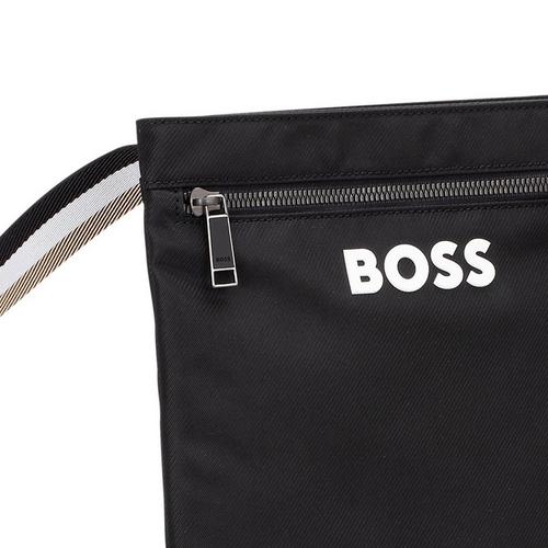 Rückansicht von Boss Umhängetasche Umhängetasche Herren Schwarz