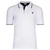 U.S. Polo Assn. Poloshirt Poloshirt Herren - Wei&szlig;