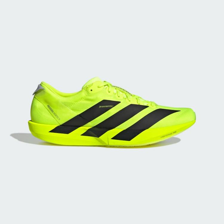 adidas adidas Adizero Adios 9 Laufschuh Laufschuhe Herren - Lucid Lemon / Core Black / Halo Silver - 8 | SportScheck