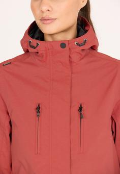 Rückansicht von Whistler Leia V2 Regenjacke Damen 4344 Cinnabar