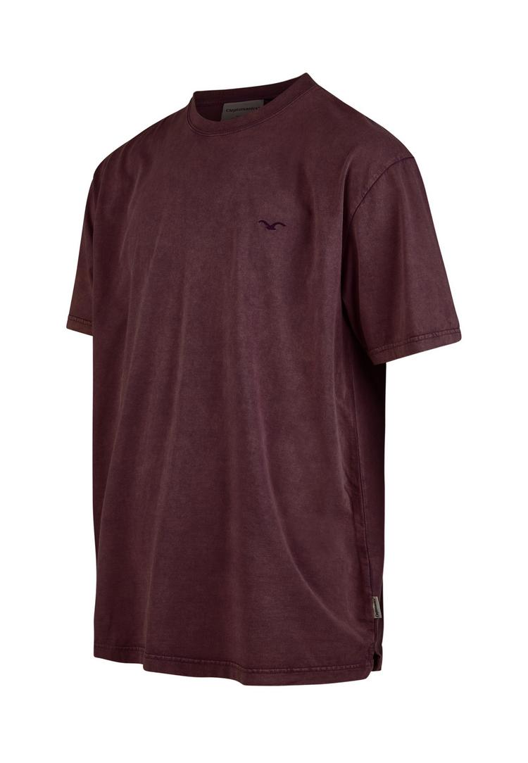 Cleptomanicx Cleptomanicx Boxy Tee Ligull Washed T-Shirt Herren - Plum Perfect - 0 | SportScheck