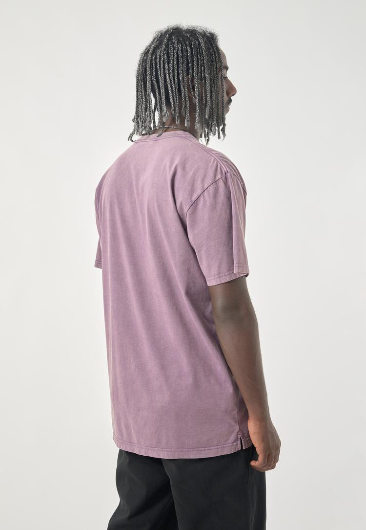 Cleptomanicx Cleptomanicx Boxy Tee Ligull Washed T-Shirt Herren - Plum Perfect - 1 | SportScheck