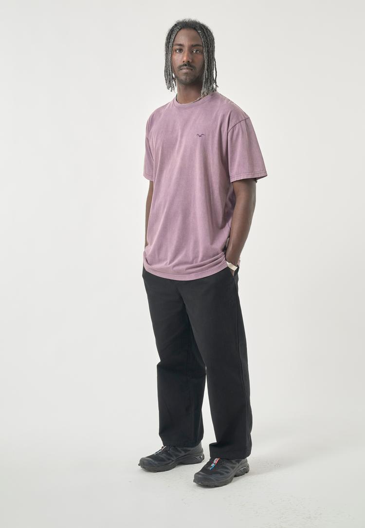 Cleptomanicx Cleptomanicx Boxy Tee Ligull Washed T-Shirt Herren - Plum Perfect - 2 | SportScheck