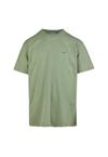 Cleptomanicx Boxy Tee Ligull Washed T-Shirt Herren - Comfrey Green
