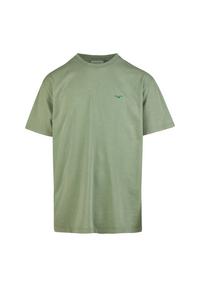 Cleptomanicx Boxy Tee Ligull Washed T-Shirt Herren - Comfrey Green