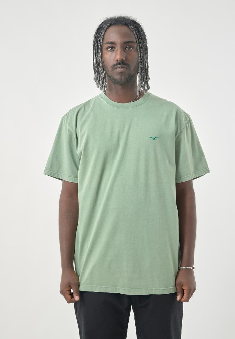 Cleptomanicx Cleptomanicx Boxy Tee Ligull Washed T-Shirt Herren - Comfrey Green - 0 | SportScheck