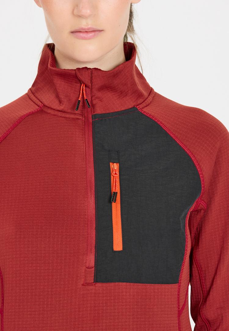 Whistler Whistler Helge Langarmhemd Damen - 4260 Sun-Dried Tomato - 0 | SportScheck