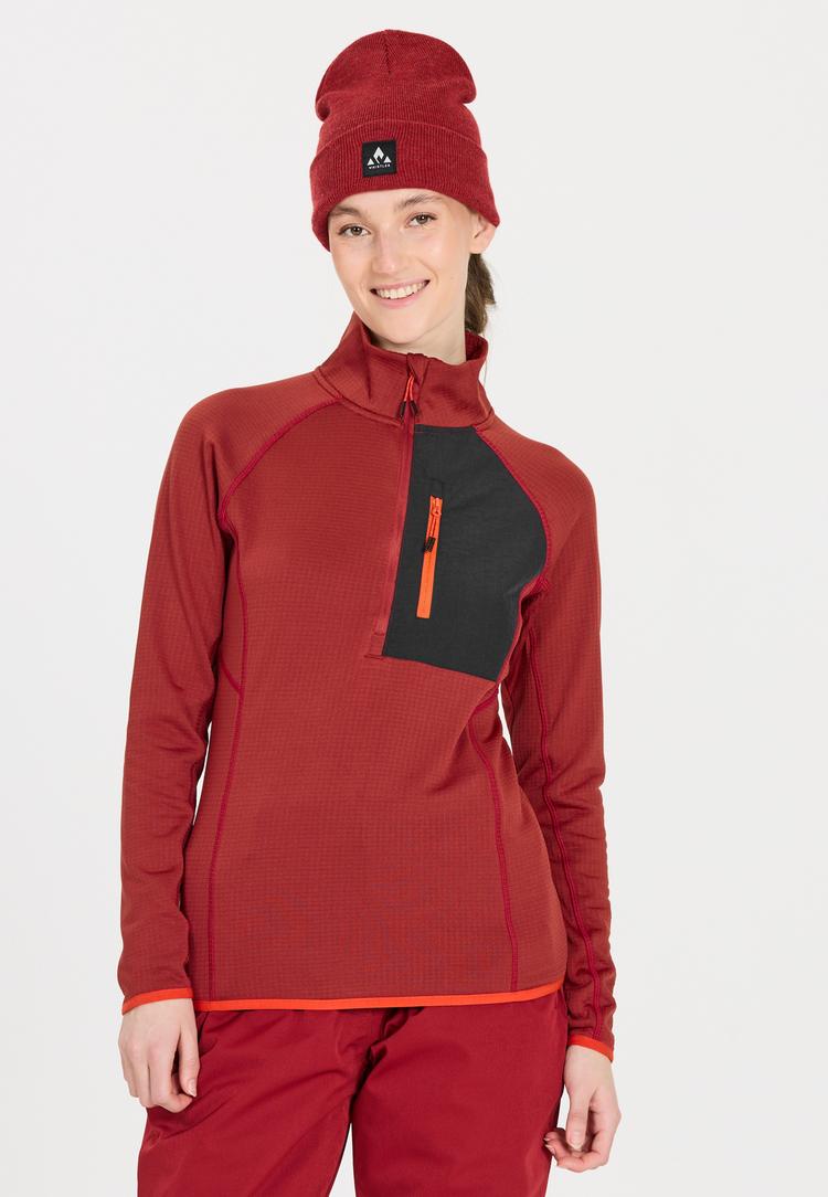 Whistler Whistler Helge Langarmhemd Damen - 4260 Sun-Dried Tomato - 2 | SportScheck