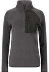 Whistler Helge Langarmhemd Damen - 1011 Dark Grey Melange