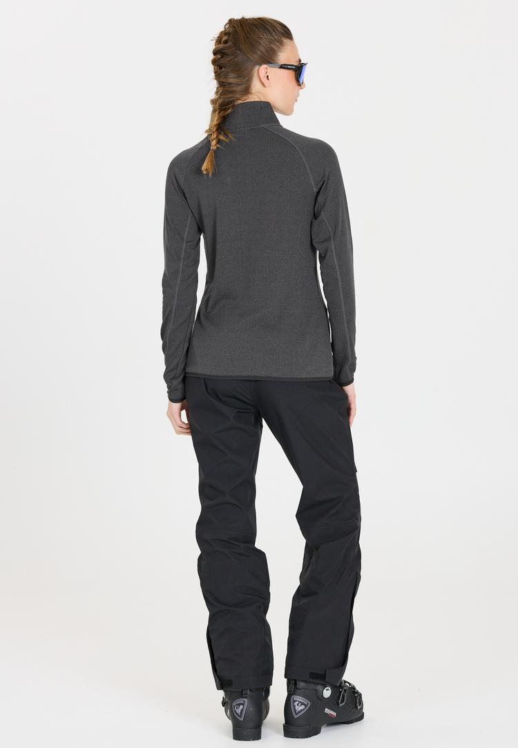 Whistler Whistler Helge Langarmhemd Damen - 1011 Dark Grey Melange - 2 | SportScheck