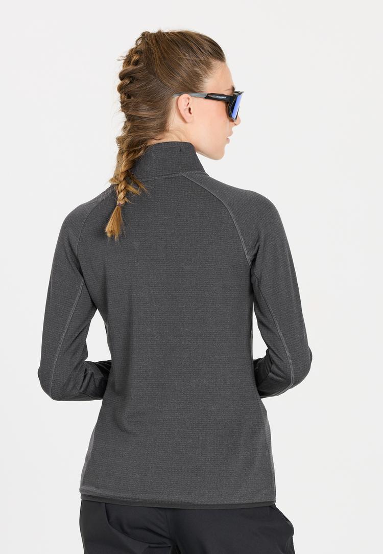 Whistler Whistler Helge Langarmhemd Damen - 1011 Dark Grey Melange - 3 | SportScheck