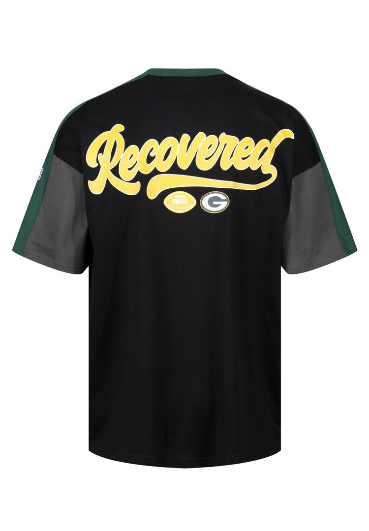 Re:Covered Re:Covered NFL Packers Bay Cut and Sew Oversized Printshirt Herren - Black - 0 | SportScheck