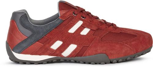 Rückansicht von Geox Sneaker Sneaker Herren Rot/Grau