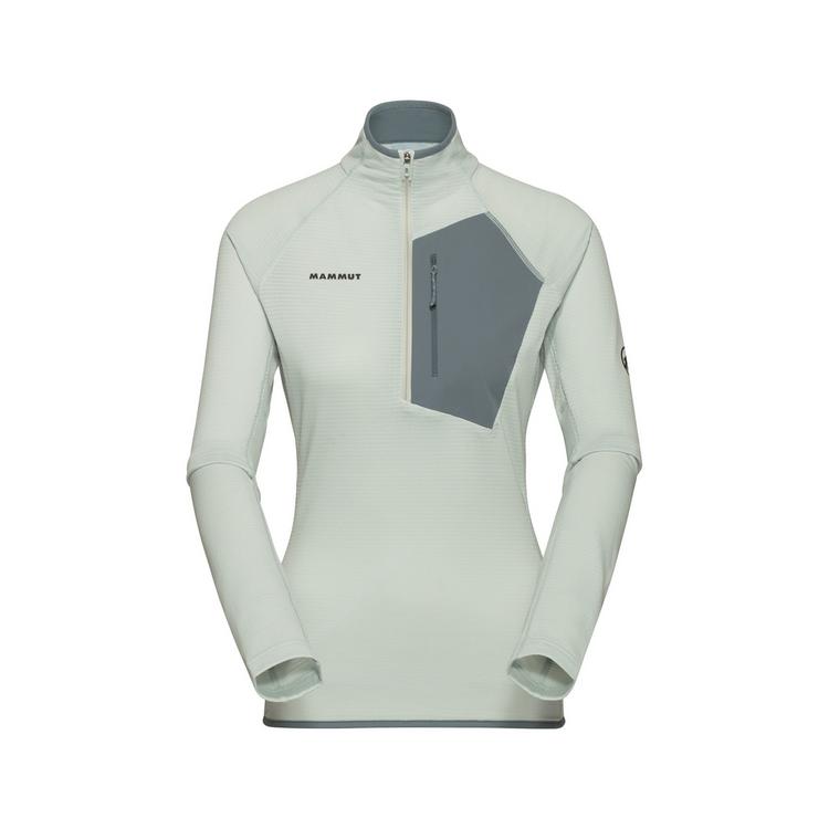 Mammut Mammut Aenergy Light ML Half Zip Pull Fleecepullover Damen - silver sage-strata - 0 | SportScheck