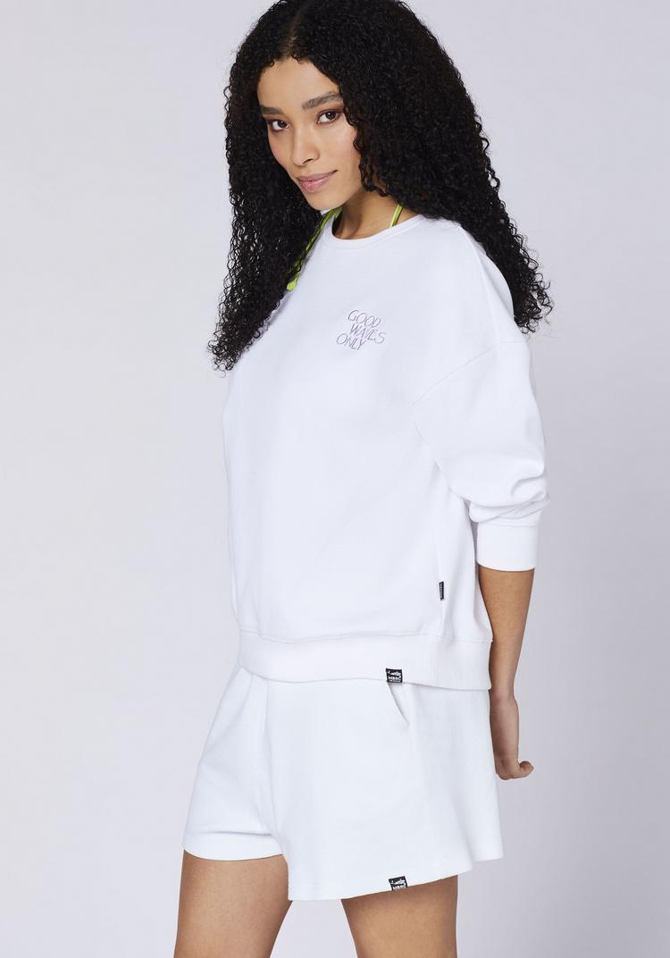 Chiemsee Chiemsee Sweatshirt Sweatshirt Damen - 11-0601 Bright White - 3 | SportScheck