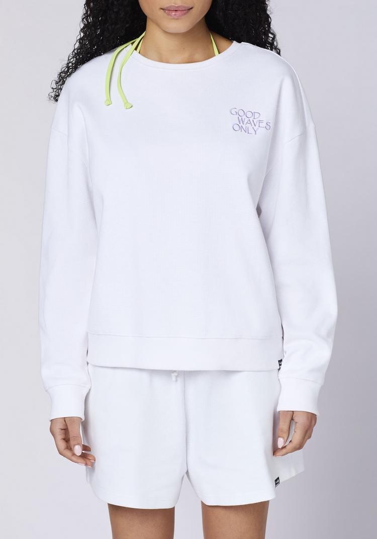 Chiemsee Chiemsee Sweatshirt Sweatshirt Damen - 11-0601 Bright White - 4 | SportScheck