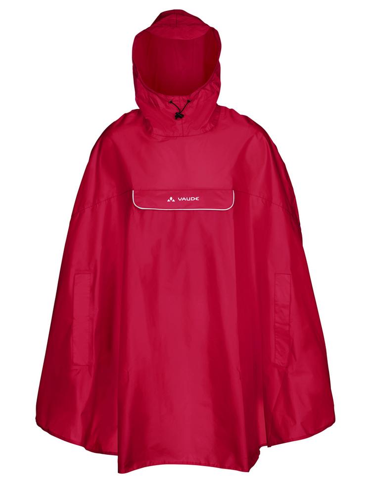 VAUDE VAUDE Valdipino Poncho Poncho - red uni - 0 | SportScheck