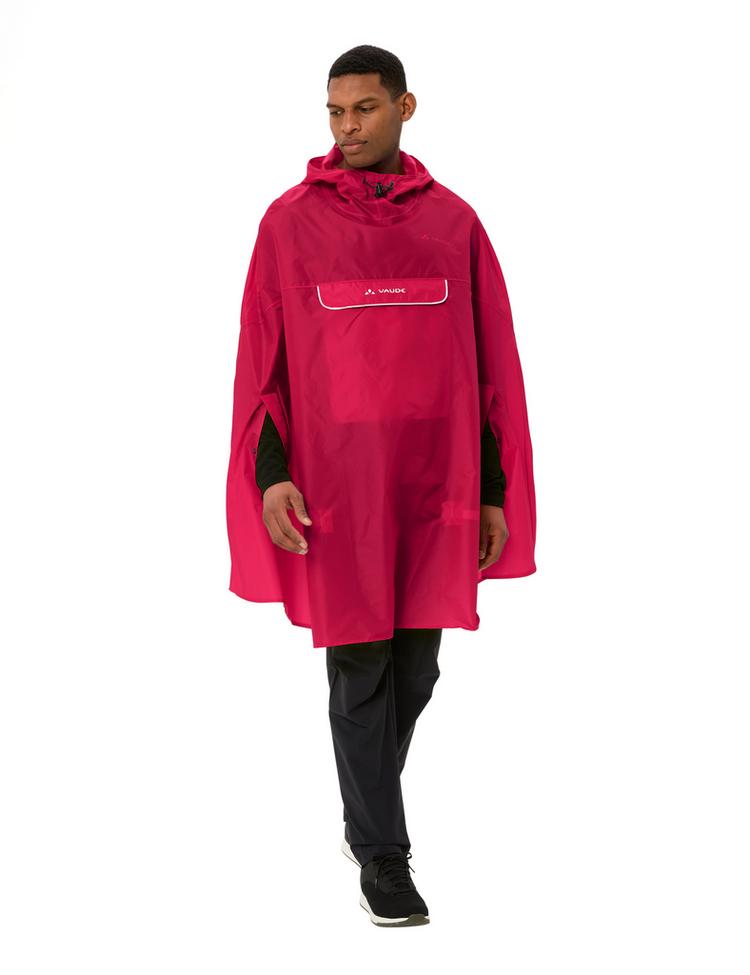 VAUDE VAUDE Valdipino Poncho Poncho - red uni - 2 | SportScheck