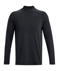 Under Armour CG Rush Seamless Mock Sweatshirt Laufshirt Herren - schwarz