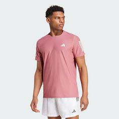 Rückansicht von adidas Own the Run T-Shirt T-Shirt Herren Preloved Crimson