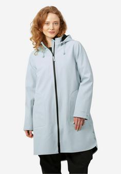 Rückansicht von Ilse Jacobsen RAIN128 Softshelljacke Damen Heather