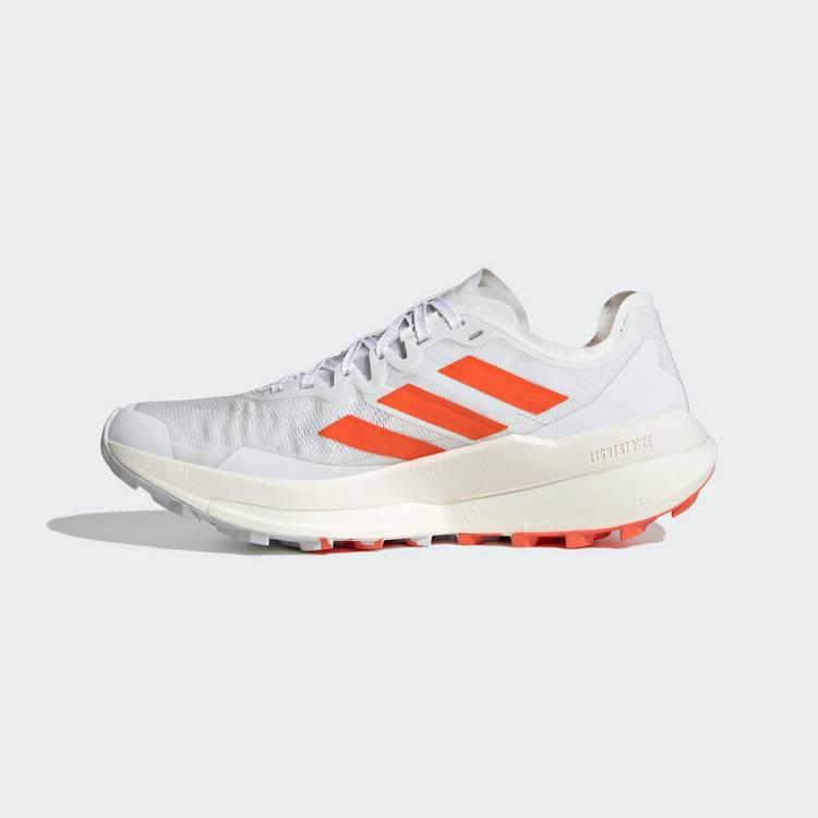 adidas adidas Terrex Agravic Speed Trailrunning-Schuh Laufschuhe - Cloud White / Impact Orange / Dash Grey - 5 | SportScheck