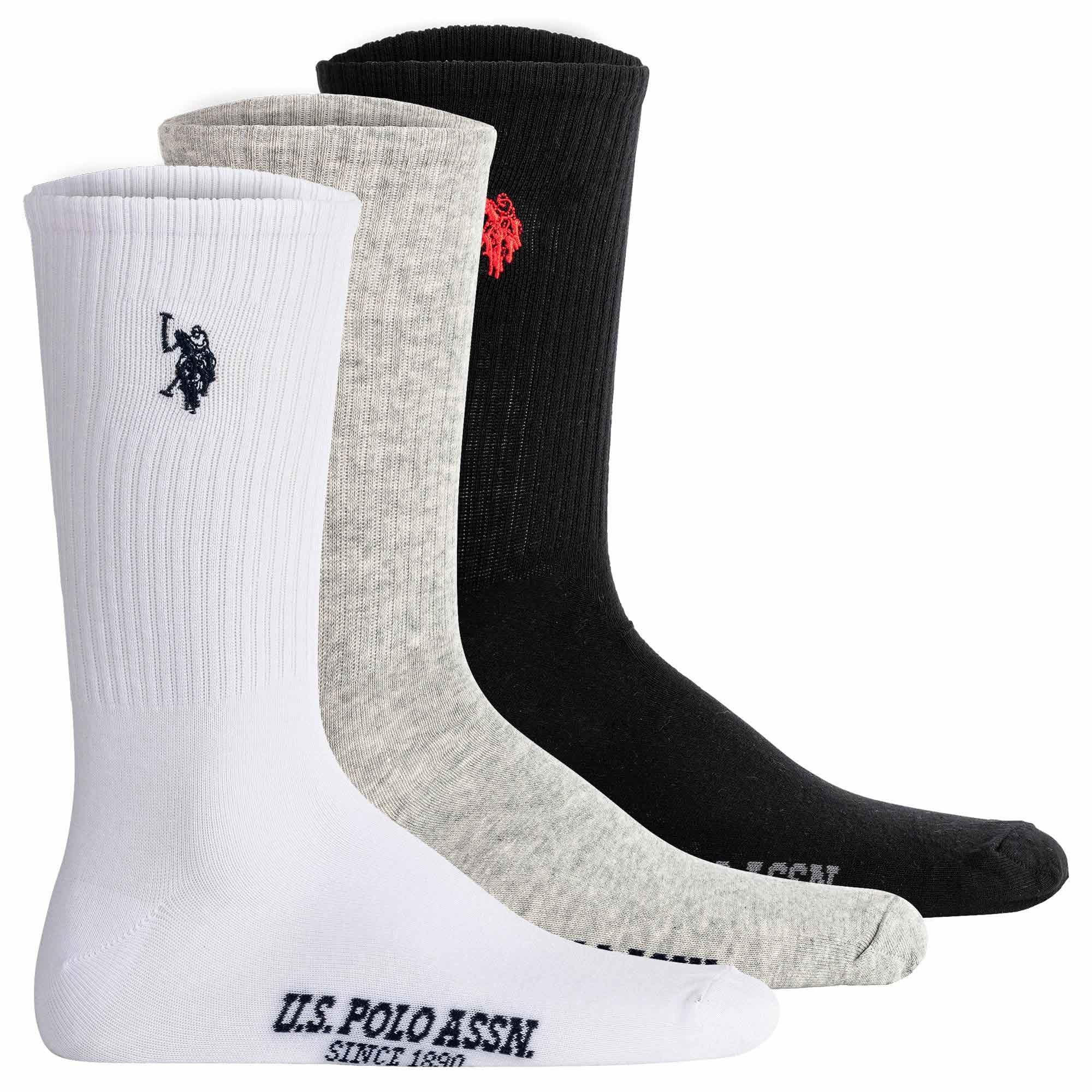 U.S. Polo Assn. Socken Socken Herren - Wei&szlig;/Schwarz/Grau