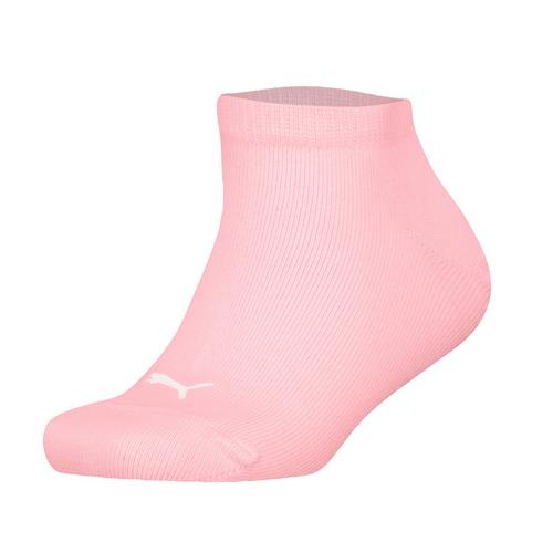 Rückansicht von PUMA Socken Freizeitsocken Grau/Weiß/Rosa