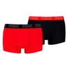 PUMA Boxershort Unterhose Herren - Schwarz/Rot