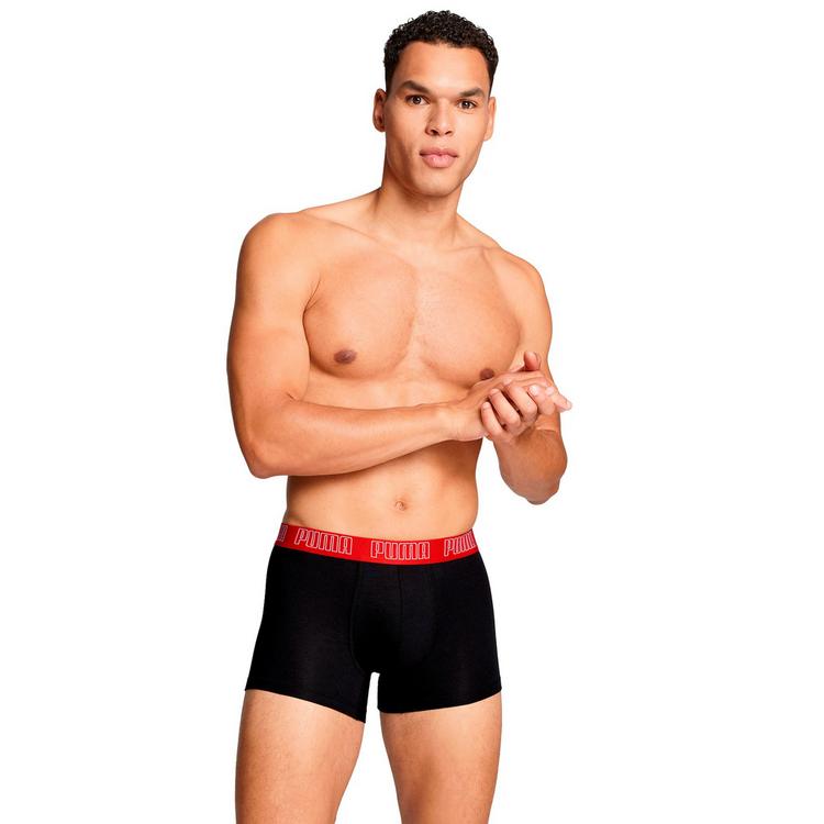 PUMA PUMA Boxershort Unterhose Herren - Schwarz/Rot - 1 | SportScheck